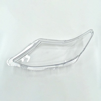 Abat-jour de phare avant de voiture LED couvercle de lentille en verre transparent pour FORTUNER 2012-2014 année système d'éclairage automobile