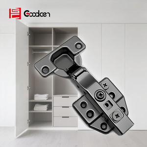 Charnière de meuble Goodcen 3D Soft Close 35mm Cup 6-Hole Plate Black Gun Bisagras Para Mueble Charnière hydraulique pour armoires - Product Image 3