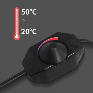 Almohadilla de calor ajustable para terrario debajo del tanque, 14W, impermeable, para reptiles, tortugas, serpientes - Product Image 3