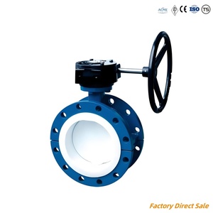 Válvula de Hierro Fundido de Alto Rendimiento y Gran Tamaño DN300 PTFE Doble Excéntrica para Agua de Mar y Gas Natural - Product Image 6