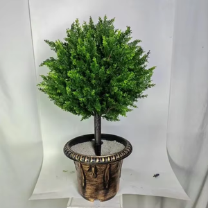 Mới Nhân Tạo Gỗ Hoàng Dương Cỏ Cây Cho Nhà Phòng Khách Nhà Vườn Trang Trí Nhân Tạo Giáng Sinh Nhà Máy Cây Bách Xù Cây - Product Image 2