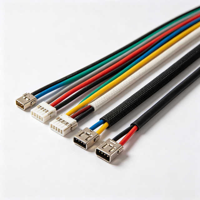 Factory Price High Performance Multi-core Industrial Wiring Harness Cable Assembly with 2 Pin 3 Pin Connectors
