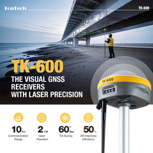 Nuevo TopTech TK600 RTK GNSS con Doble Cámara, IP67, Enfoque Visual, Portátil, 4G/Bluetooth/WiFi, Alcance de 10 km, 10 Horas de Funcionamiento - Product Image 5