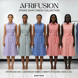 Vente directe usine – Nouvelle <span class=keywords><strong>robe</strong></span> longue élégante à rayures pour femme, <span class=keywords><strong>sans</strong></span> manches, cintrée à la taille, coupe trapèze – Sehe Fashion - Product Image 1