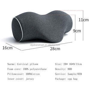 Almohada de espuma viscoelástica con estiramiento de algodón para el cuello, cubierta de terapia para aliviar el dolor, dispositivo de tracción Cervical - Product Image 6