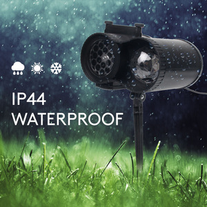 Double Tube Christmas Projector Lights Multicolor Indoor Outdoor Party Festival Decorations - Product Image 2