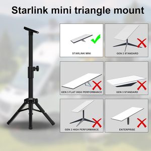 Starlink Mini treppiede supporto treppiede portatile per nuovi e vecchi modelli Starlink Mini Gen 2 1 V4 per il campeggio e l'escursionismo all'aperto - Product Image 4