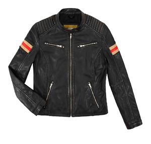 Veste pour femme en cuir Nappa noir vintage 100% authentique, finition vintage, quincaillerie premium, fermeture éclair YKK, marque privée, vente en gros - Product Image 1