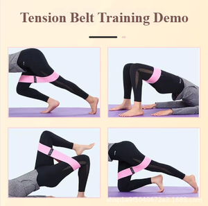 <strong>Best</strong>-selling Polyester Heavy Resistance Band Customized Yoga Hip Booty <strong>Lifting</strong> Workout Fitness Equipment for Home Gym <strong>Exercise</strong> - Product Image 4