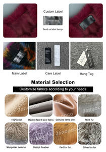 All'ingrosso giacca invernale in pelle scamosciata giacca di <span class=keywords><strong>pelliccia</strong></span> di vera volpe collo di <span class=keywords><strong>pelliccia</strong></span> <span class=keywords><strong>cappotto</strong></span> di pelle per donna - Product Image 6