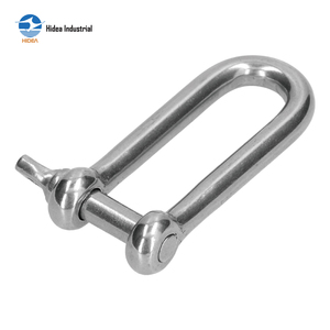 HIDEA Manille à œil longue de 4 mm à 16 mm, en acier inoxydable électro-polissé de qualité <span class=keywords><strong>marine</strong></span>, avec goupille à vis - Product Image 1