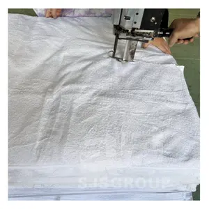 100% Cotton Wiping Machine Used White Face Towel Cotton Duster Marine Wiping Rags