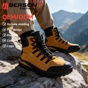 Scarpe da Trekking Unisex Impermeabili in Pelle Scamosciata PU, Antiscivolo, Ammortizzanti, per Tutte le Stagioni - Product Image 2