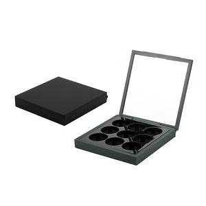 Hộp phấn mắt 6 màu hình vuông mới năm 2026, chất liệu nhựa, trống, có nam châm, dùng đựng mỹ phẩm - Product Image 3