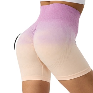 Pantalones cortos deportivos de cintura alta para mujer, pantalones cortos de Yoga de melocotón para correr, estilo de equipo de tenis informal - Product Image 1