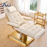 Fauteuil de massage électrique pour salon de beauté, table de soin des cils et du visage, lit de beauté pour extensions de cils