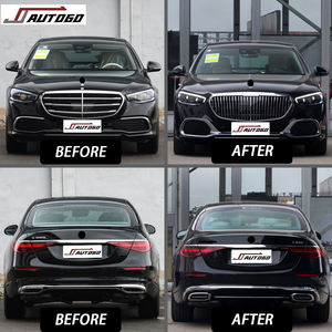Kit de carrosserie d'accessoires automobiles pour Mercedes Benz <span class=keywords><strong>Classe</strong></span> <span class=keywords><strong>S</strong></span> W223 2021 2022 <span class=keywords><strong>2023</strong></span> 2024 2025 avec calandre de pare-chocs Facelift à Maybach Style - Product Image 2