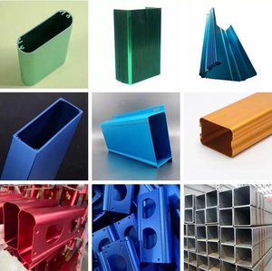 Perfis de alumínio personalizados para portas de janelas Auto Body Frames & caixas eletrônicas anodizado & pó revestido quadrado padrão
