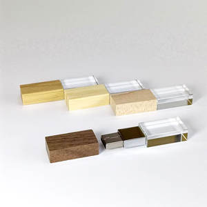 Wooden Usb Flash Drive Glass U Disk <strong>Memory</strong> <strong>Stick</strong> 4gb 8gb 16gb 32gb 64gb Wedding Gift Customized Logo <strong>Crystal</strong> Pen Drive - Product Image 6