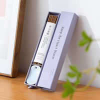 Coffret d'encens de luxe fabriqué au Japon, bâtonnets d'encens, emballage personnalisé, coffret cadeau d'encens
