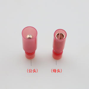 ขั้วต่อสายไฟไนลอนสีแดงใส Han Yi ขนาด 0.5-1.5 มม. หัวกระสุน แบบตัวผู้และตัวเมีย สำหรับงานวิศวกรรมไฟฟ้า - Product Image 4