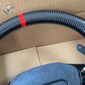 Volante Personalizado de Fibra de Carbono y Cuero para <span class=keywords><strong>Audi</strong></span> R8 Q5 Q5 2019 Rs6 C7 A5 A5 2013 A3 8y 8v <span class=keywords><strong>A6</strong></span> <span class=keywords><strong>2017</strong></span> Tt 8n 2016 2015 S5 - Product Image 5