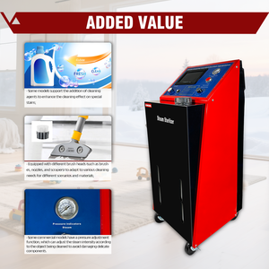 منظف بخار عالي الضغط Schucars S-115، آلة تنظيف بدرجة حرارة عالية لمحرك السيارة والزيت وتكييف الهواء - Product Image 3