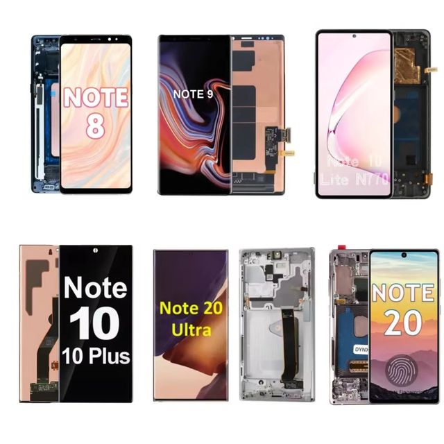 Mobile Phone Lcds for samsung galaxy Note 8 9 10 20Ultra Note10plus Original OLED Lcd Display Touch Screen