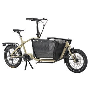 Vélo cargo électrique pour enfant de 20 pouces avec longue queue, vélo familial électrique, <span class=keywords><strong>housse</strong></span> de pluie, entrepôt France - Product Image 5