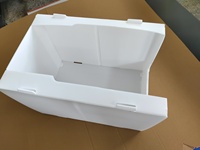 Boîtes de rangement pour vêtements en plastique PP ondulé écologique personnalisées, recyclables, pour l'entreposage et le tri, adaptées au stockage et à l'empilage