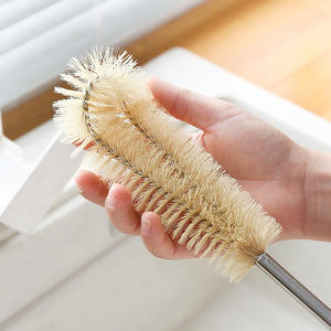 Ensemble de brosses en bois pour tasses, 4 pièces, avec long manche, pour le nettoyage des bouteilles d'eau et des mixeurs - Product Image 2