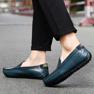 Chaussures <span class=keywords><strong>Bateau</strong></span> en Cuir Décontractées de <span class=keywords><strong>Style</strong></span> Simple pour Hommes 2028 - Product Image 6