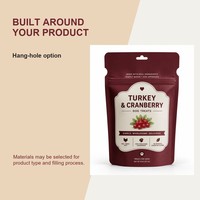 Sachet Doypack refermable anti-odeur de qualité alimentaire avec bec verseur pour aliments pour animaux de compagnie, friandises pour chiens et chats