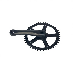 Vélo pliant en alliage d'aluminium BKS Prowheel, <span class=keywords><strong>pignon</strong></span> 130BCD, plateaux 46/56T pour 8/9/10/11 vitesses, longueur de manivelle 170 mm, roue de chaîne - Product Image 6