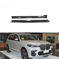 Jupes latérales en fibre de carbone G07 pour BMW X7 M-SPORT 4 portes 2019-2023