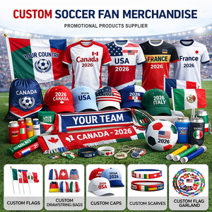 Bolsas de Regalo para Fanáticos del Fútbol con Inspiración Africana, Conjunto de Jersey, Bufanda, Gorro de Pescador y Bandera de Mano para Eventos Deportivos, Bares, Pubs y Días de Partido - Product Image 6