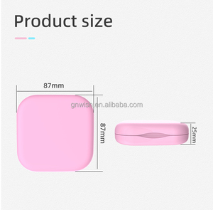 Lưu giữ trường hợp hàm răng giả lưu trữ container mỏng miệng bảo vệ hộp vuông Silicone Pad từ đóng cửa biểu tượng tùy chỉnh - Product Image 5