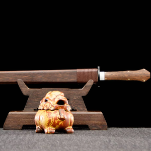 Épée à six faces en palissandre de sang Cosplay avec fourreau en palissandre - Product Image 1