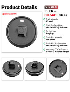 גלגלת קדמית עמידה 9066393 עבור חלקי תחתית מחפר היטאצ'י EX200 EX200K <span class=keywords><strong>EX220</strong></span> - Product Image 2