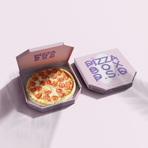 Scatole Personalizzate per Pizza, <span class=keywords><strong>Burger</strong></span>, Sushi e Fast Food in Carta Riciclata con Logo Personalizzato - Product Image 1