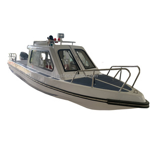 Barco de fibra de vidrio de alta velocidad con velocidad 30-45 km/<span class=keywords><strong>h</strong></span>, yate deportivo de fibra de vidrio, para 10 personas, 40-60HP - Product Image 4