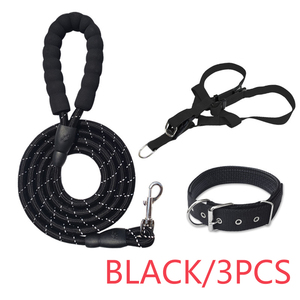 Correa Personalizable Antiexplosión Reflectante para Perro Accesorios para Mascotas Arnés Ajustable de Nailon para Pecho y Espalda de Perro - Product Image 4