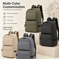 Sac à dos décontracté et étanche pour ordinateur portable, taille personnalisée en pouces, avec port USB, style anglais, multifonctionnel pour l'université, pour femmes et hommes