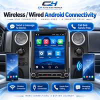 Pour Ford F150 F-150 2009-2015 Écran de style Tesla Lecteur radio de voiture Android 5G Navigation GPS CarPlay Bluetooth Multimédia