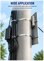 Outil de cerclage manuel en acier inoxydable, tendeur de sangles, pince de coupe, outils à main pour l'emballage FTTH
