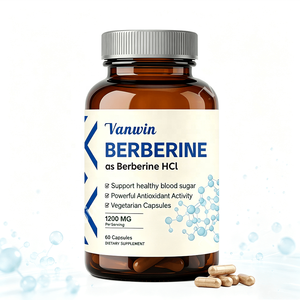 RTS Berberine HCl 1200mg Complément Alimentaire Formule Soutien Glycémique et Immunitaire Végétalien <span class=keywords><strong>Sans</strong></span> <span class=keywords><strong>Gluten</strong></span> Certifié GMP 60 Gélules Végétales - Product Image 2