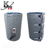 Enveloppe thermique pour fût de 200L à fixation rapide par boucle, chauffage facile à installer pour le stockage d'engrais liquide agricole par temps froid