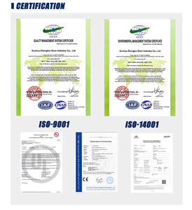 Puerta Comercial Moderna de Acero Inoxidable con Certificación EN, Fabricada en China por un Fabricante con 36 Años de Experiencia, ODM/OEM, Resistente al Fuego, para Supermercados - Product Image 5