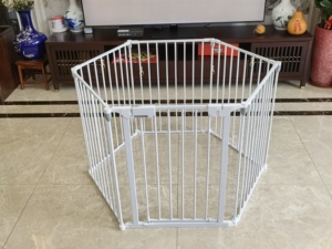 Box pieghevole multifunzione per cani e gatti cancello per cani da compagnia sicuro per interni - Product Image 3