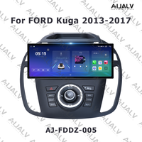 Kit de tableau de bord pour autoradio, écran de navigation 12,3 pouces, cadre pour FORD 2013-2017 Kuga, kit de câbles, boîte Canbus, panneau de voiture